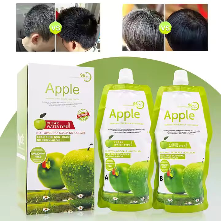 🍏Ammonia Free Apple Hair colour Orignal 1000 ml - GET THEN PAY
